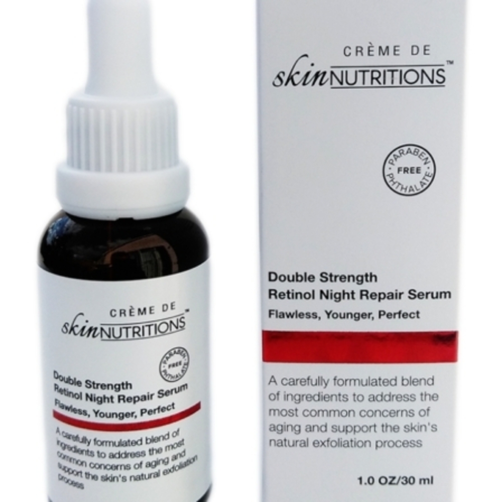 Retinol Night Repair Serum - White and Red